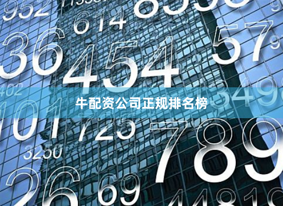 牛配资公司正规排名榜